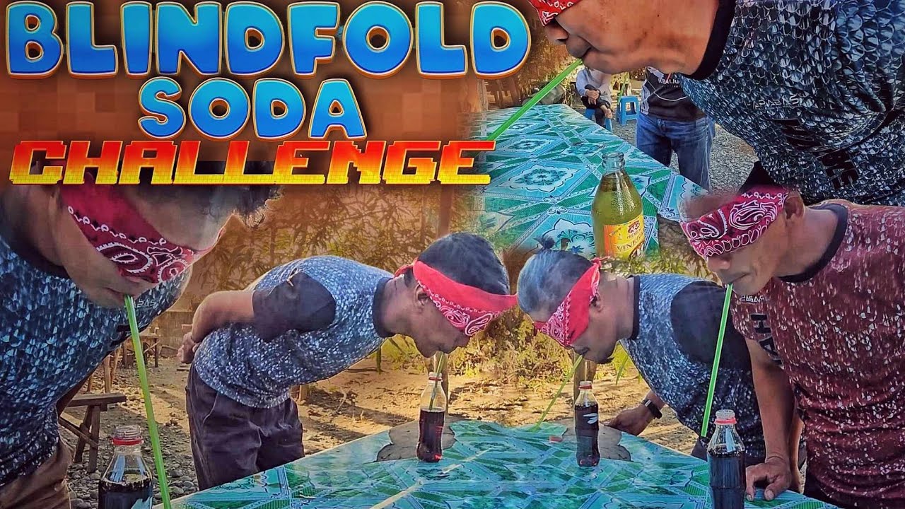 BLINDFOLD SODA CHALLENGE