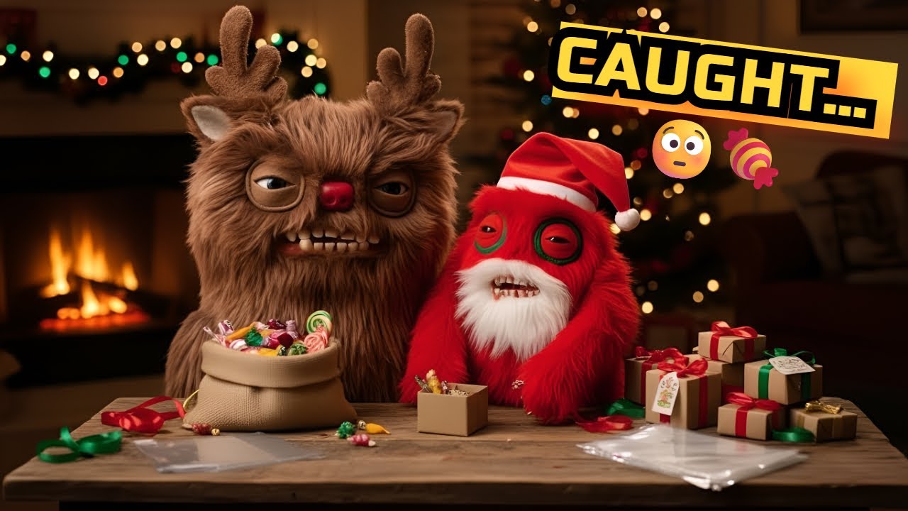 🎬 Fuggler Christmas Series EP05 – Santa’s Sweet Disaster 🍭👉🫢 Now He Has to Pull the Sleigh! 😂