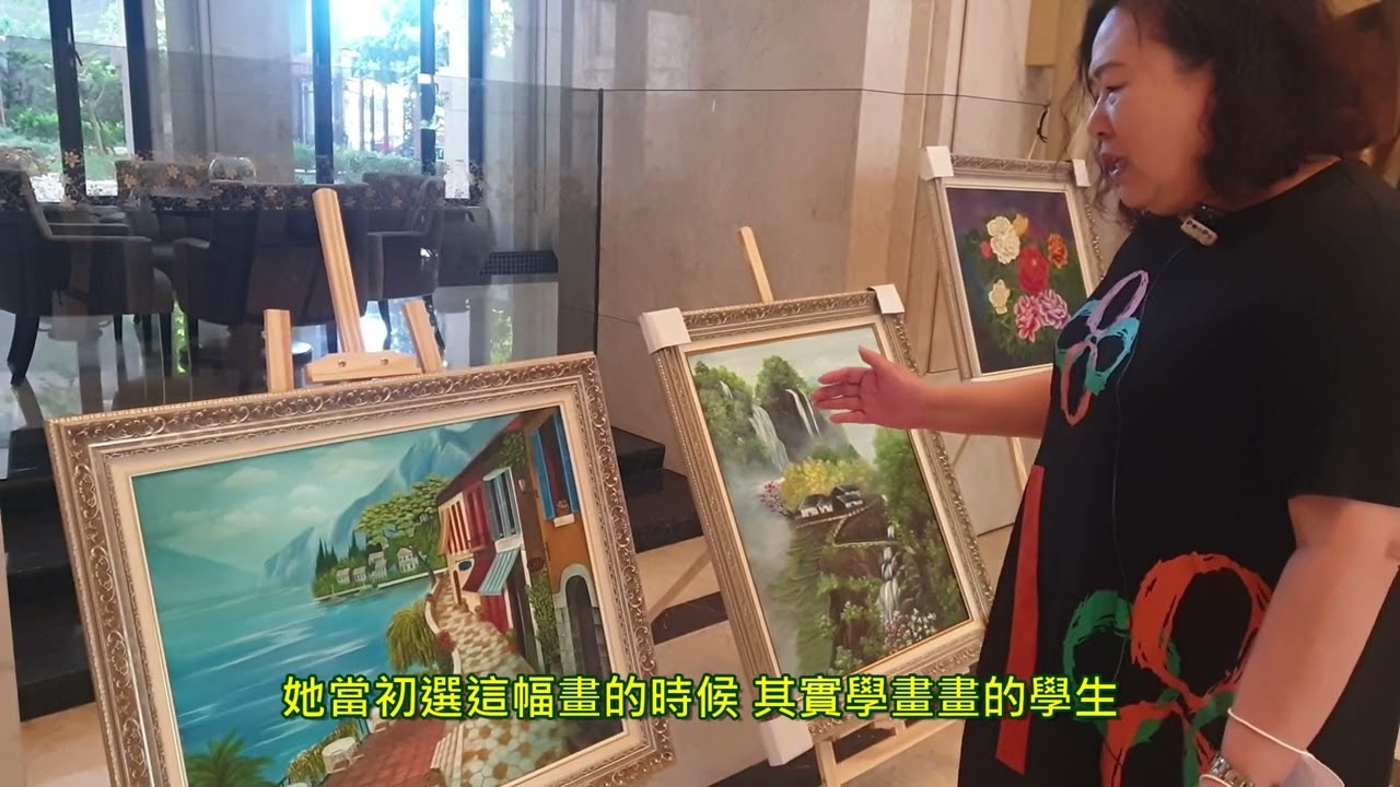 翁梅嬌師生2022畫展 16