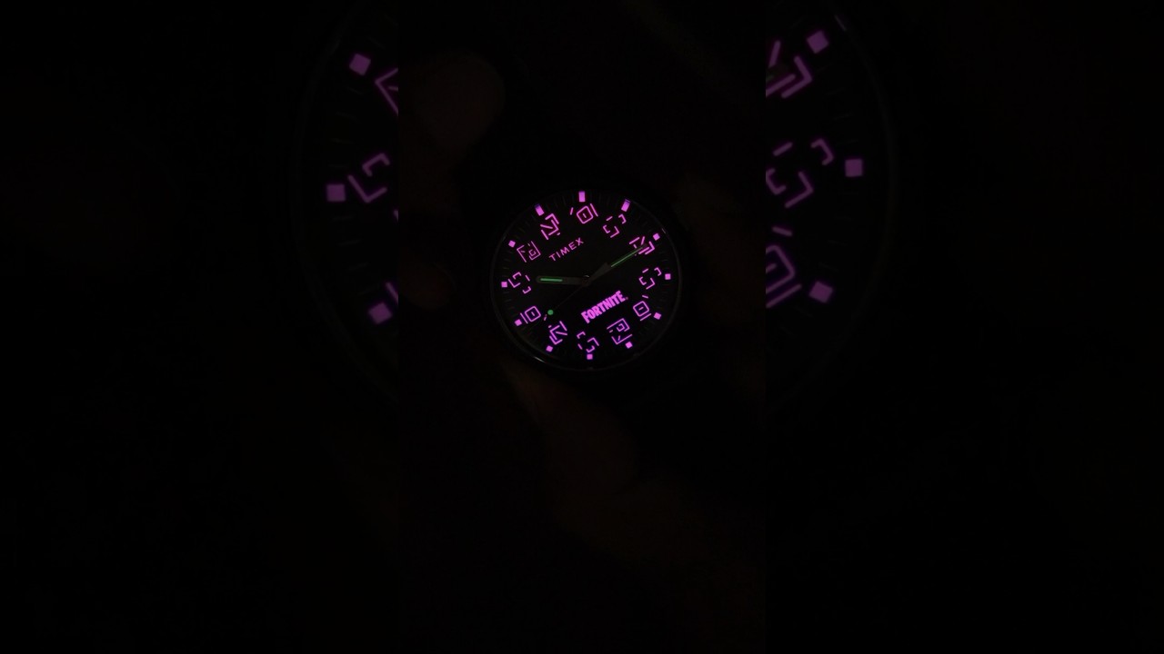 Timex MK1 Fortnite Collaboration. Purple Indiglo ?