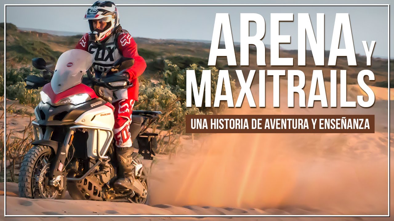 CÓMO MANEJAR MOTO MAXITRAIL EN ARENA - PUNTA GALLINAS LA GUAJIRA COLOMBIA 