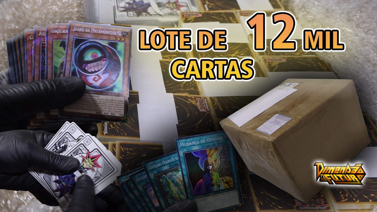 Yugioh Lote de 12 mil cartas variadas