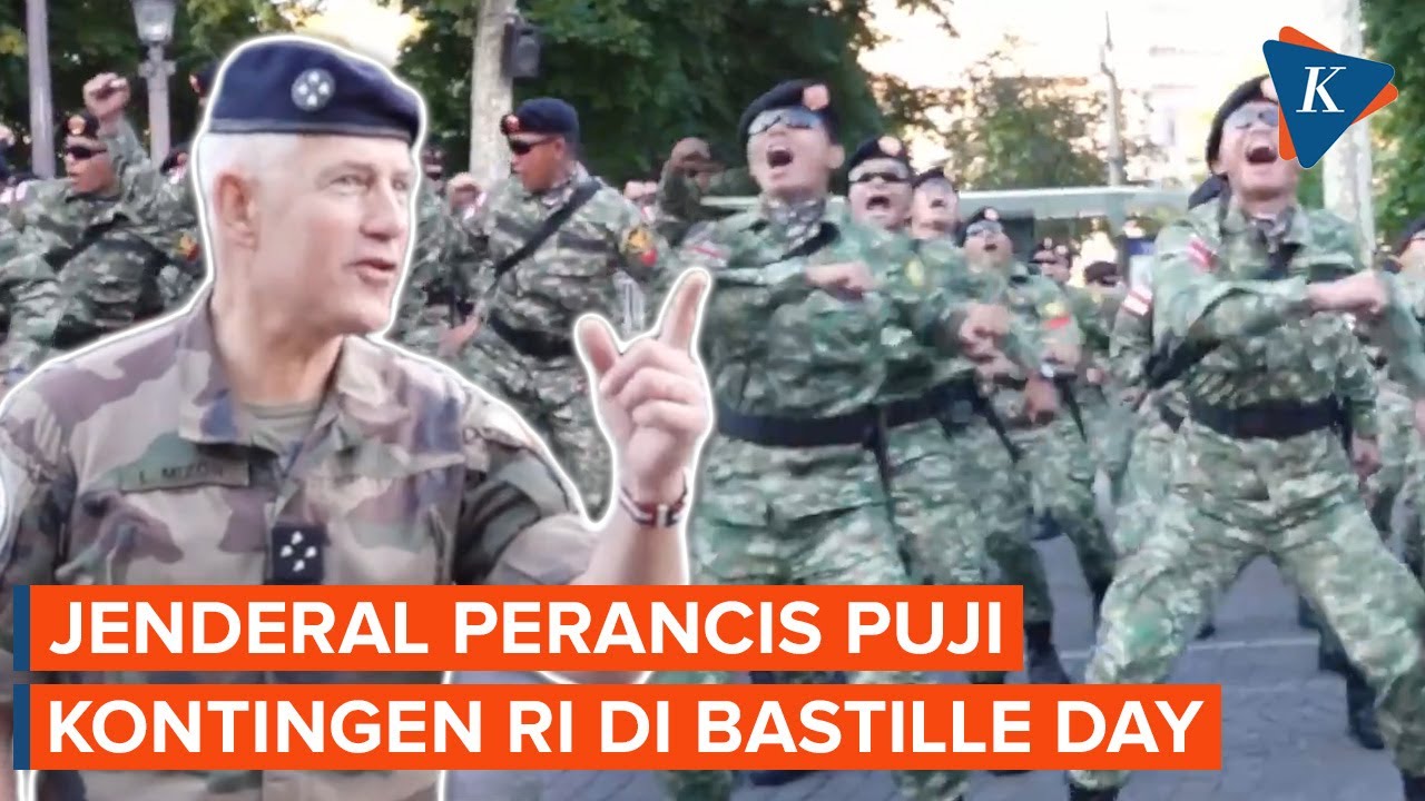 Jenderal Perancis Bangga! Kontingen RI Pukau Lewat Parade Militer dan Diplomasi Budaya