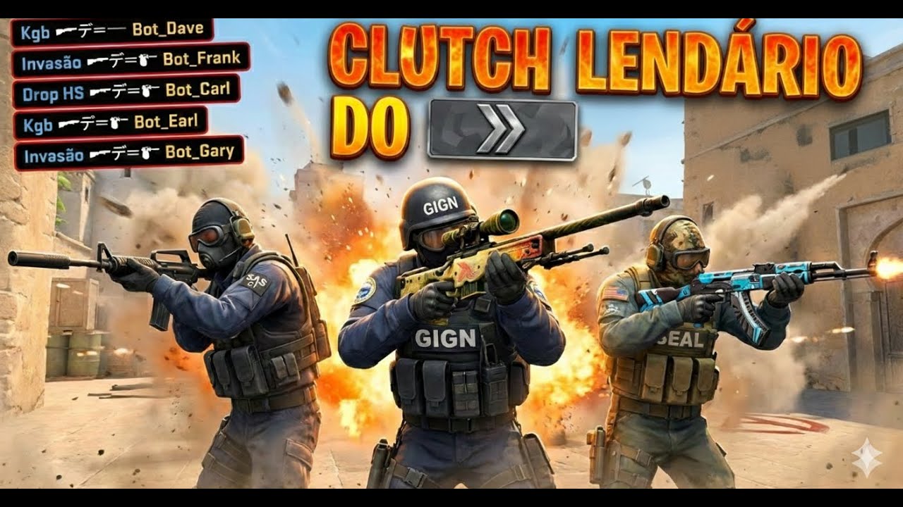 Clutch lendário do prata no CS2