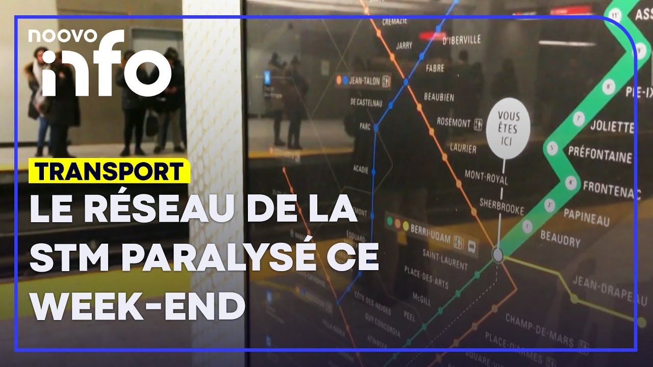 Aucun service de métro et de bus à Montréal cette fin de semaine, en raison d'une nouvelle grève