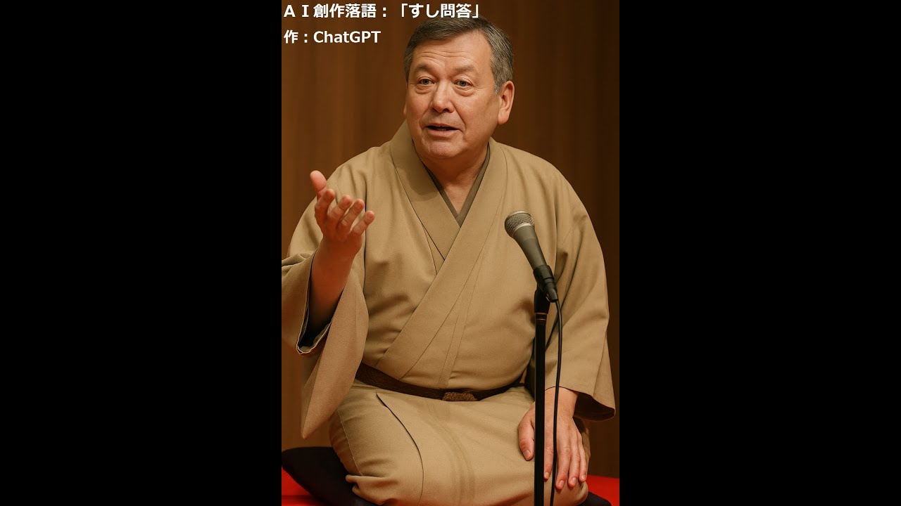 ＡＩ創作落語：「すし問答」
