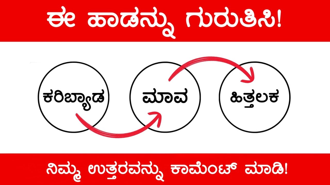 Guess The Kannada Song 😱 | ಪದಗಳನ್ನು ಸರಿಯಾಗಿ ಜೋಡಿಸಿ ಹಾಡನ್ನು ‌ಗುರುತಿಸಿ | Kannada Songs Puzzle