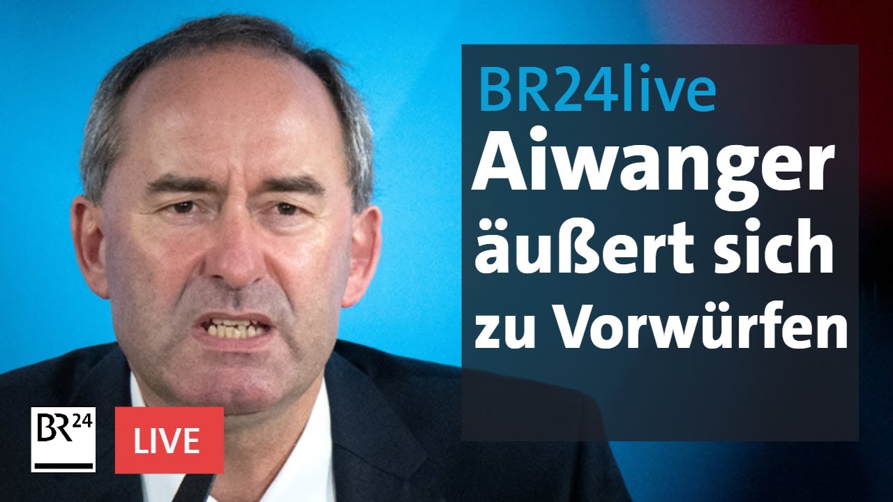 Aiwanger nimmt Stellung zu den Vorw&uuml;rfen gegen ihn | BR24live