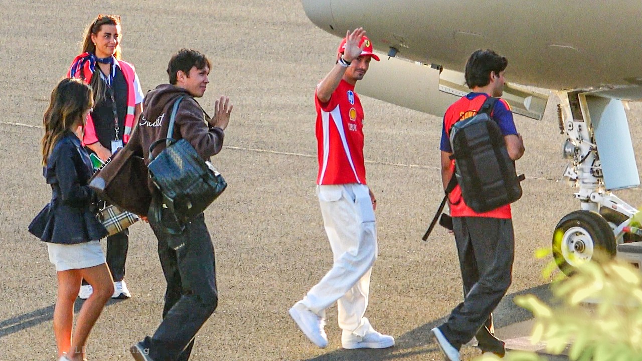 Leclerc, Sainz and Albon Departing in PRIVATE JET After 2026 F1 Belgian GP
