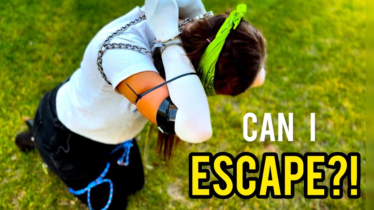 Houdini Escape!! Handcuffs, Duct Tape, Zip ties, Rope