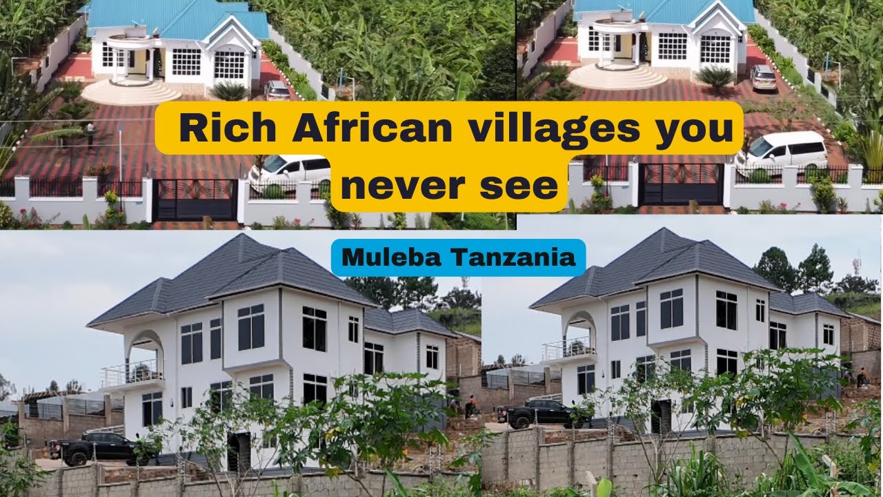 Rich African villages you never see! This is Muleba Tanzania East Africa