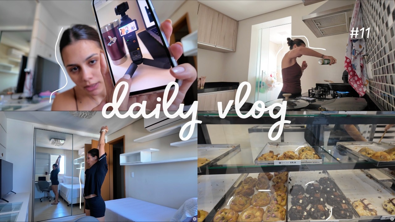 VLOG FINAL DE SEMANA: dji osmo pocket 3, recebidos, joelho machucado, baudelaire cookies...