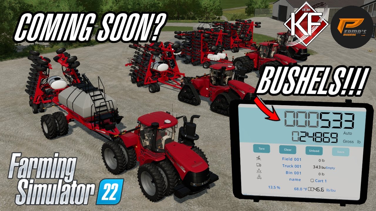 First Look: Real Dashboard with Bushels! & CASE IH Precision Disk 500 - Permas Modding & Karl Farms