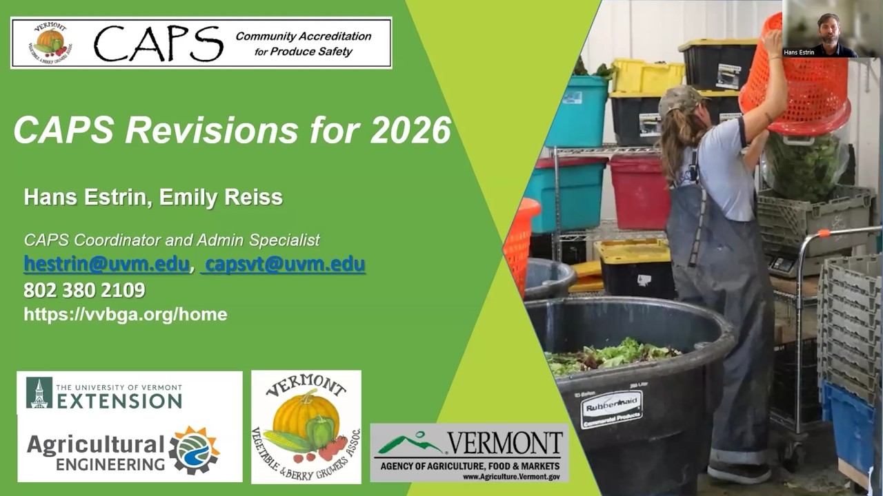 Needed revisions for all 2026 CAPS growers!