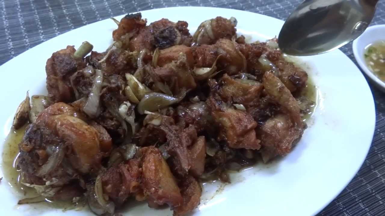 กินสะใจไก่ผัดมอญ มะละหม่ง Fried Chicken Mawlamyine