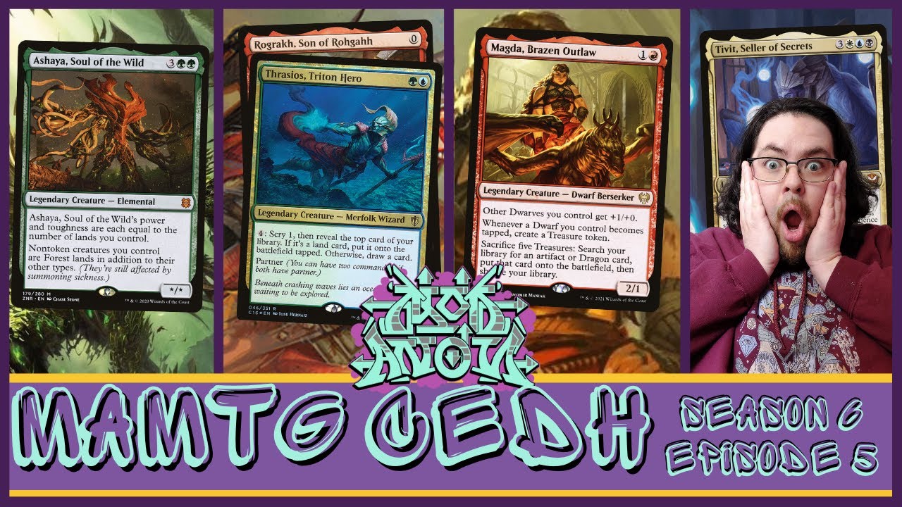 MAMTG cEDH S6 E5 | Patreon Discord Brawl! | Ashaya vs Rog Thras vs Magda vs Tivit