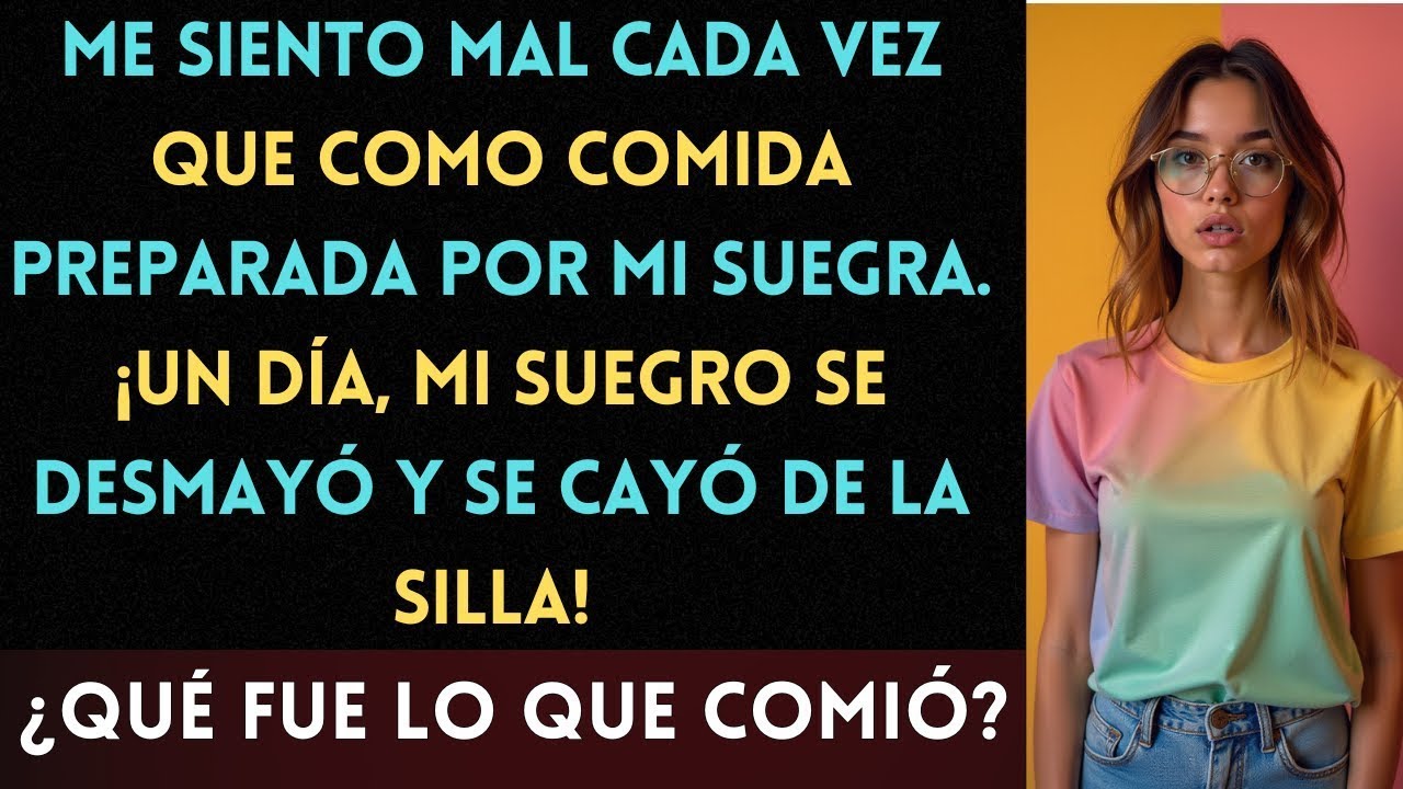 Me enfermo de comer la comida de mi suegra
