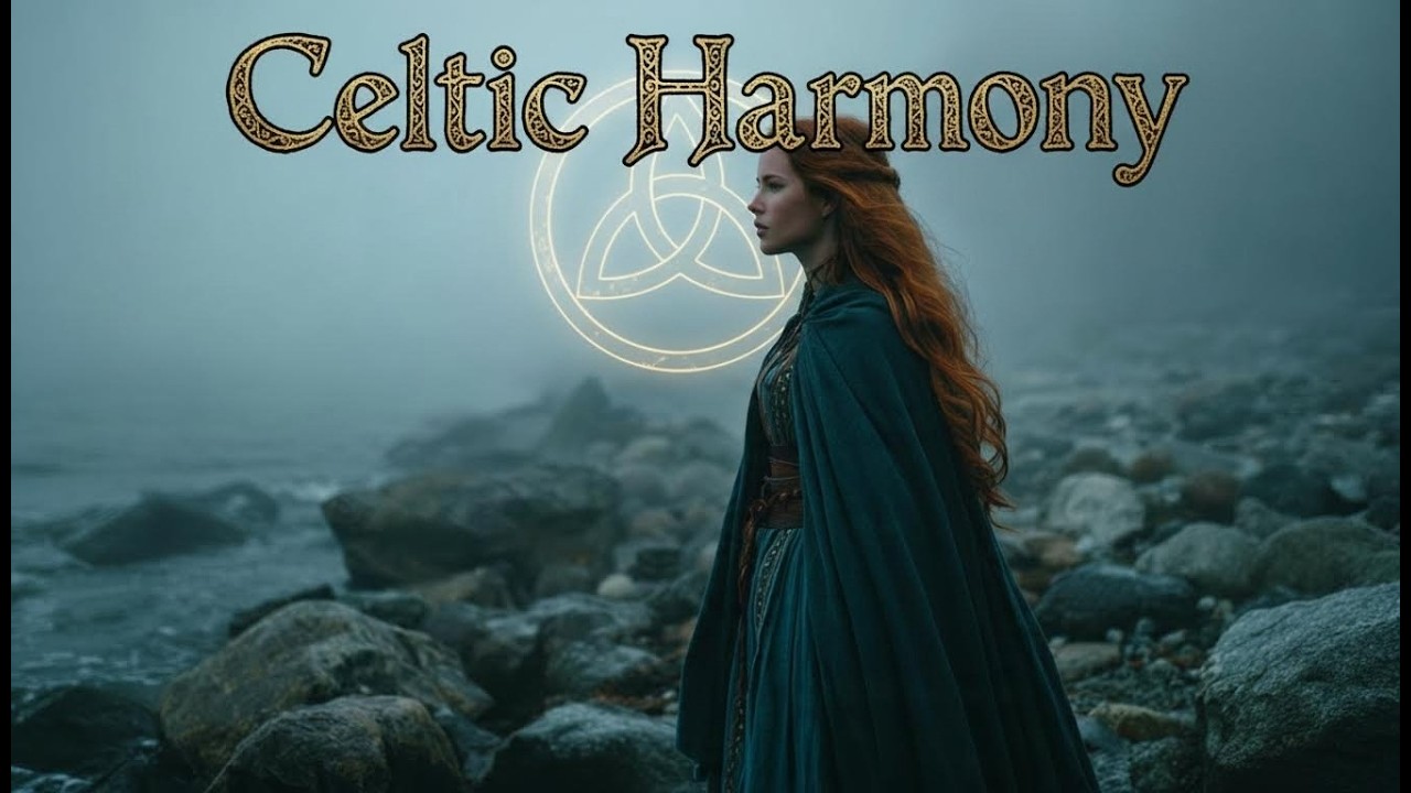 Relaxing Celtic Music with Irish Gaelic Female Vocals | Peaceful Harp & Flute