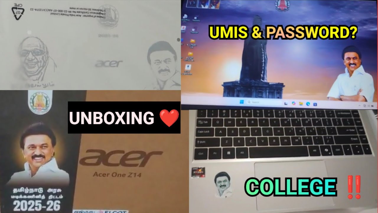TN Govt Free Laptops First Review❤️👍| Ulagam Ungal Kaiyil 💻 First Impression👌🔥| Free College Laptop