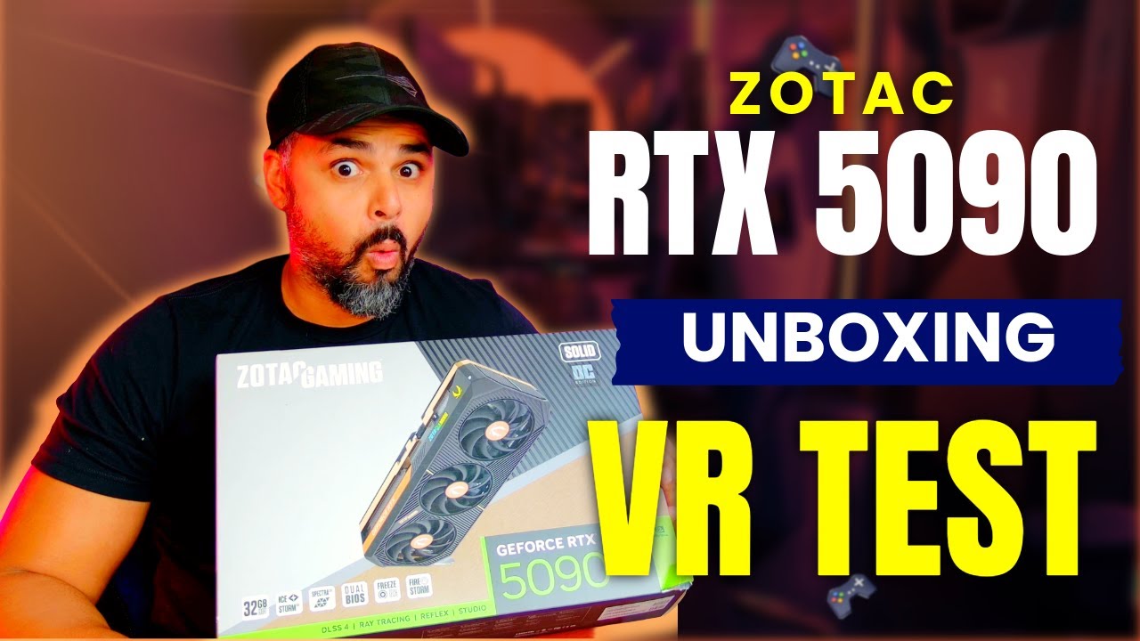 Распаковка Zotac RTX 5090 Solid OC | Первые впечатления + VR-тест