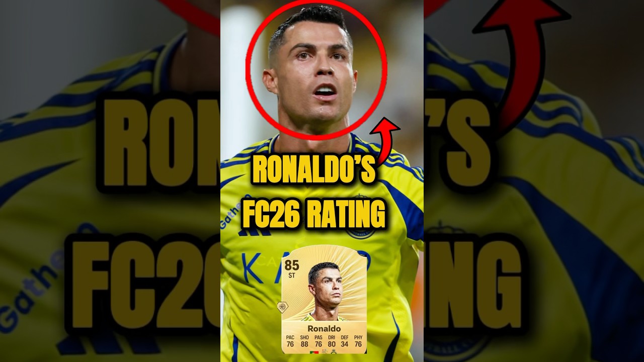 Карточка Криштиану Роналду на EAFC 26 вызвала споры🤯🐐#футбол #ФИФА #соккер