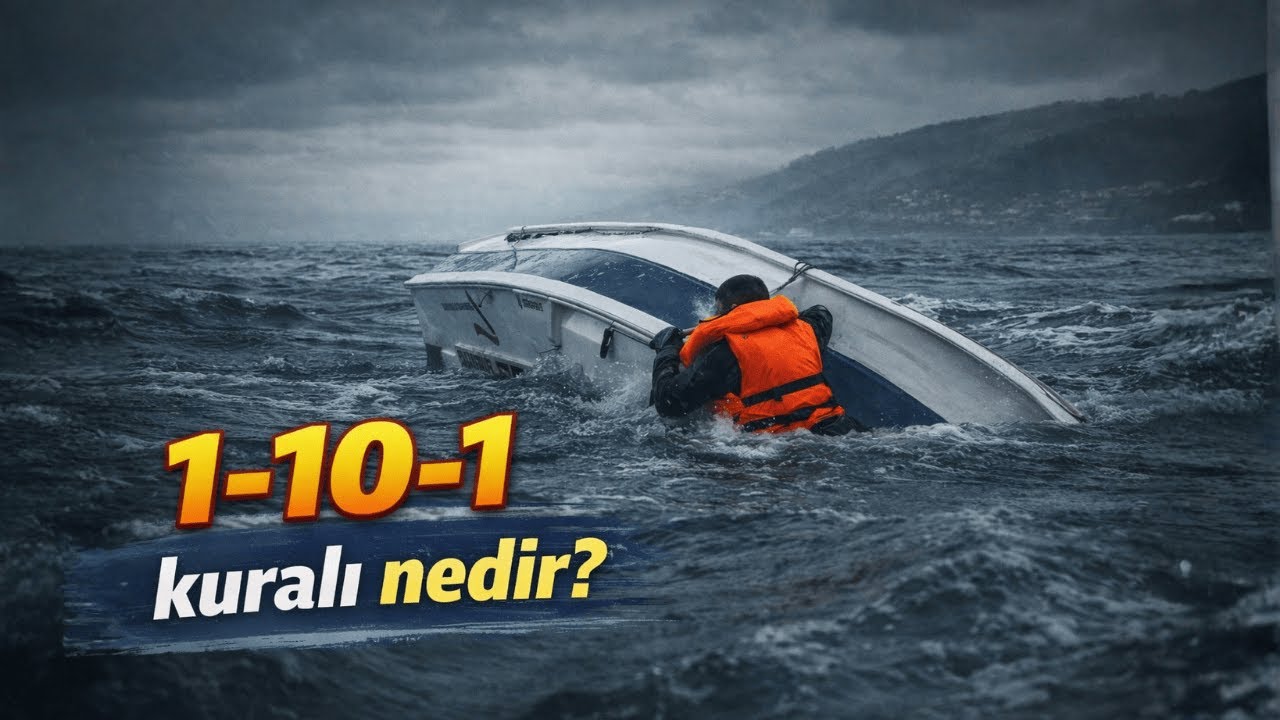 KIŞIN DENİZE DÜŞMEK: 1-10-1 KURALI HAYATINIZI KURTARABİLİR!
