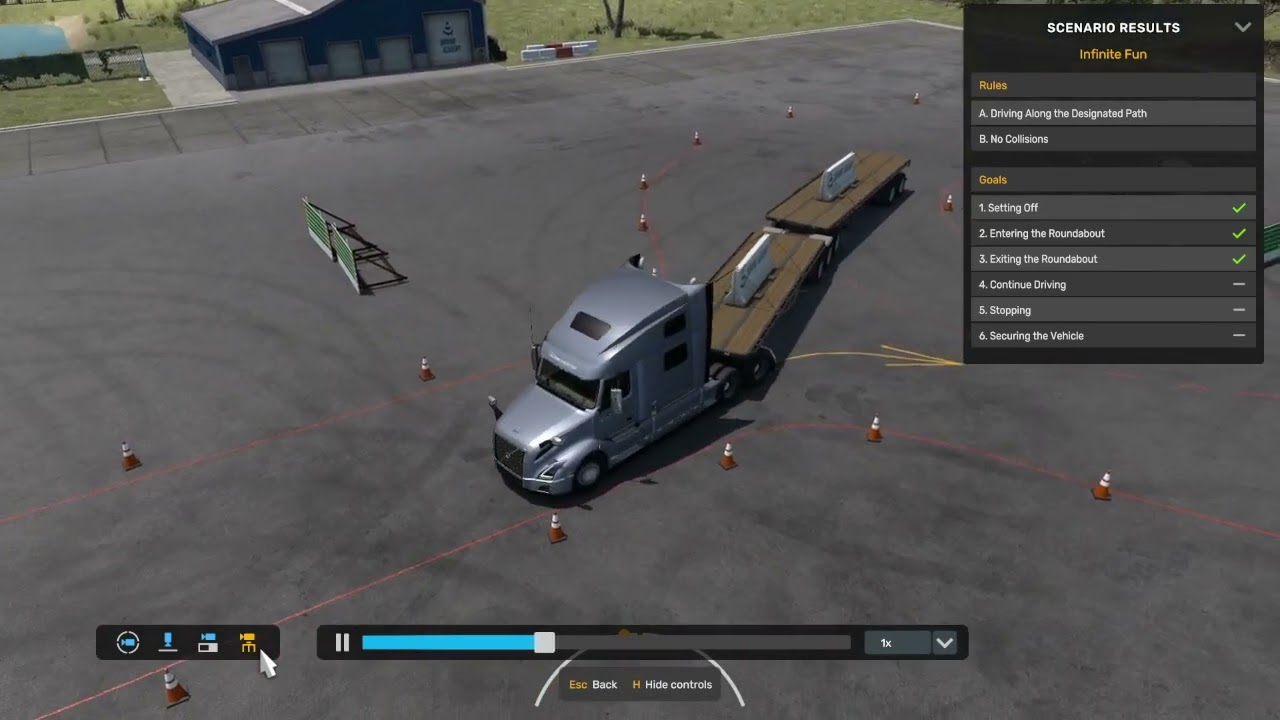Driving school (American Truck Simulator)