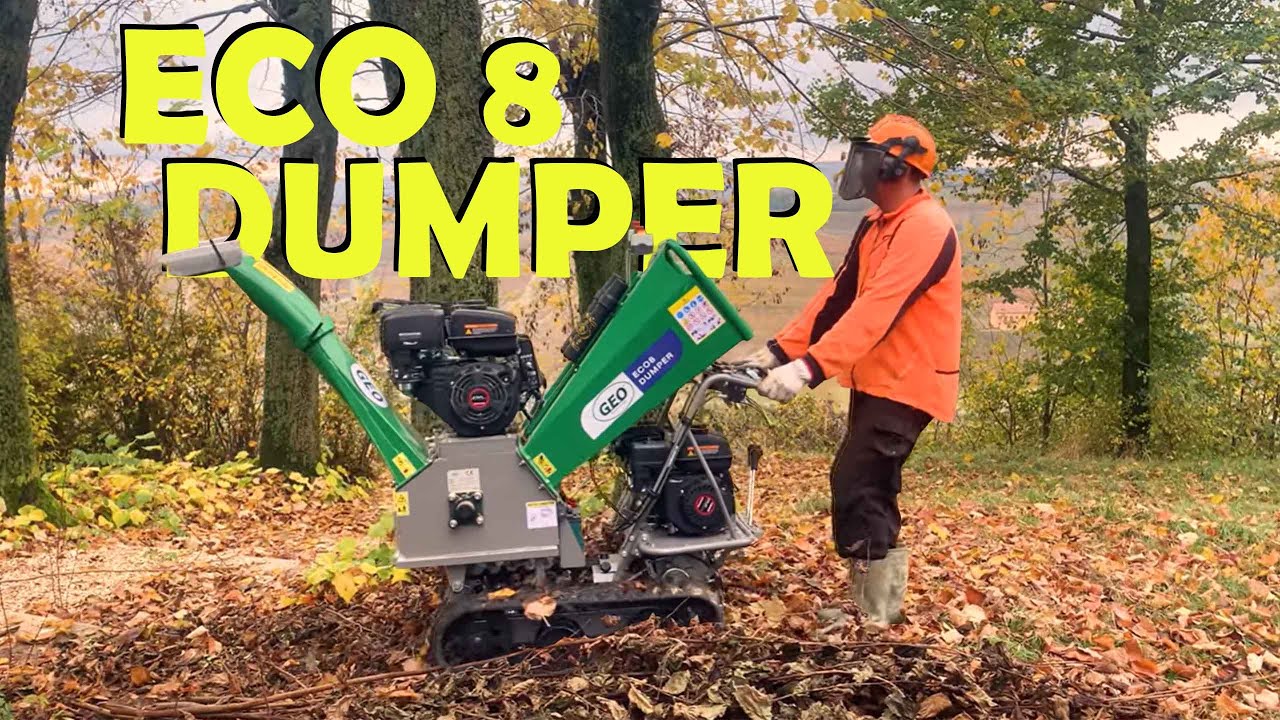 Biotrituratore ECO 8 DUMPER – Disco + motore indipendente + mobilità