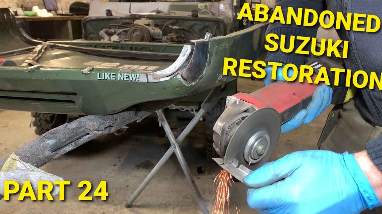 Suzuki LJ80 Restoration Part 24 - Actually Finishing the Bonnet.. Kinda