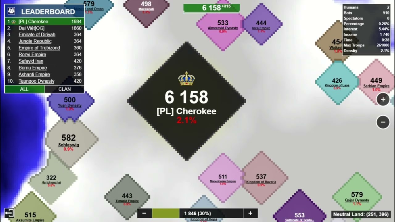 Can We Win in a 1v1 Contest? - Territorial.io #territorialio