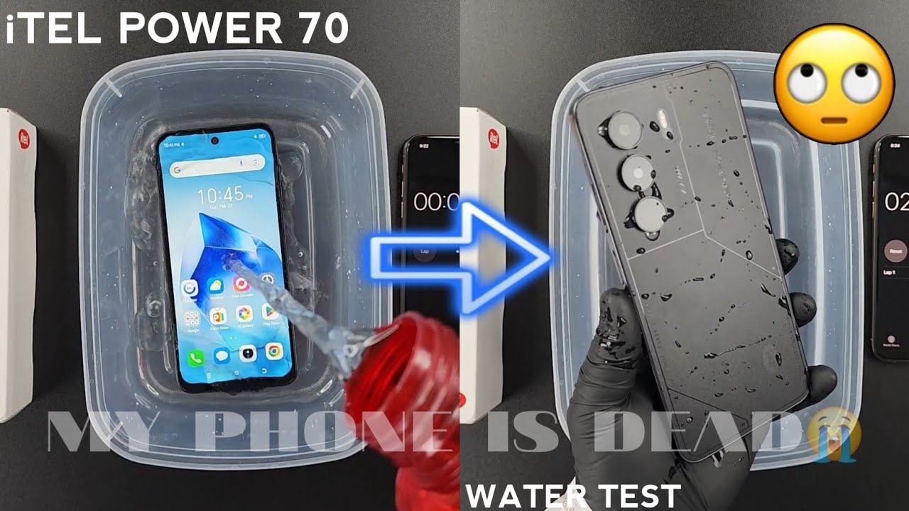 iTel Power 70 Water Test iP54 💧💦| Will or Survive Or Dead?