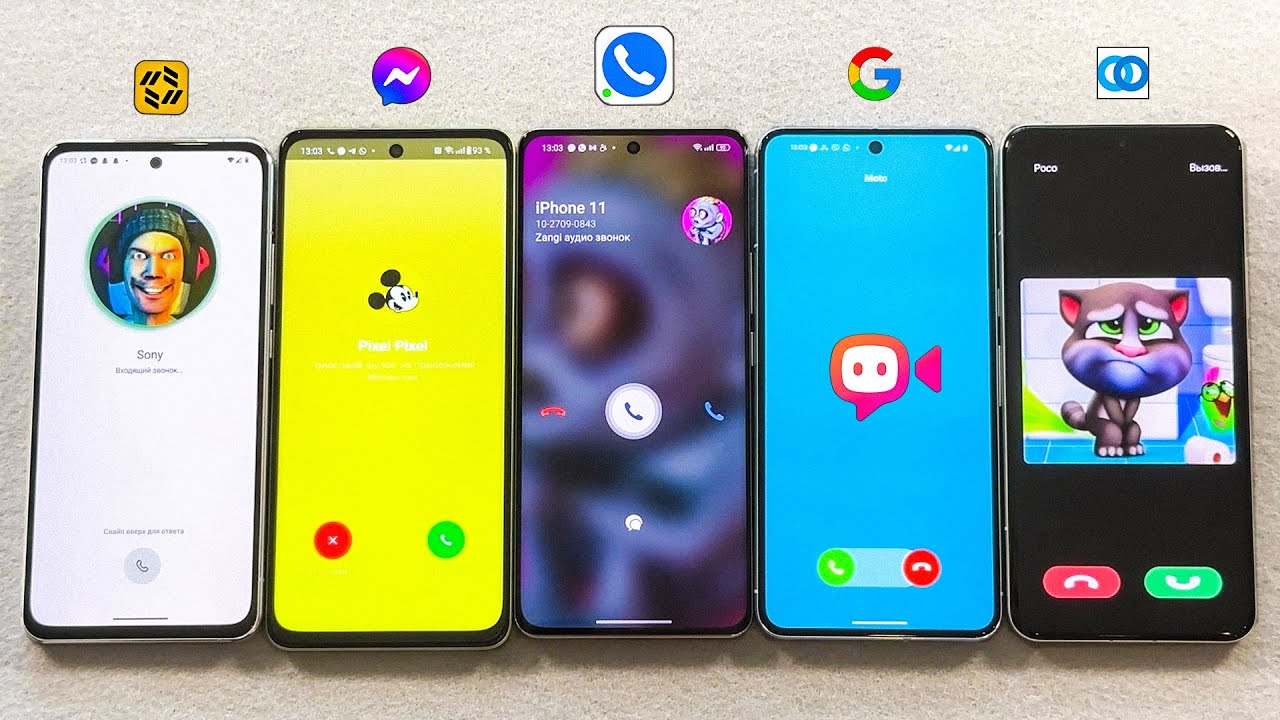 Nokia Tawasal Vs OnePLUS Nord FM Vs Realme Zangi Vs Pixel Justalk Vs Xiaomi Twime Incoming Calls