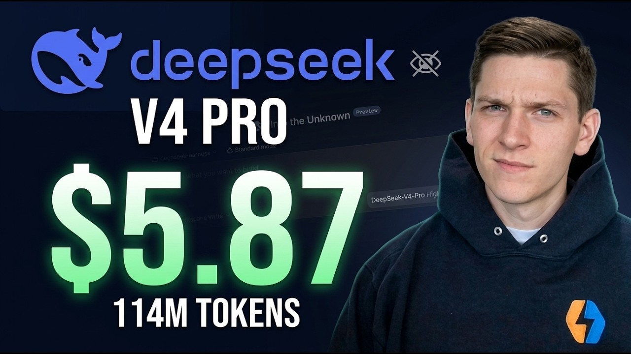 Vibe Coding With DeepSeek V4 Pro & DeepSeek Harness. Does It Beat Claude Code?