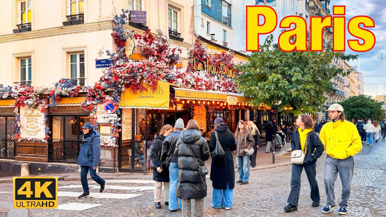 Paris,France🇫🇷- 02 December 2025 - Paris 4K HDR Walking Tour | 4K Paris | A Walk In Paris