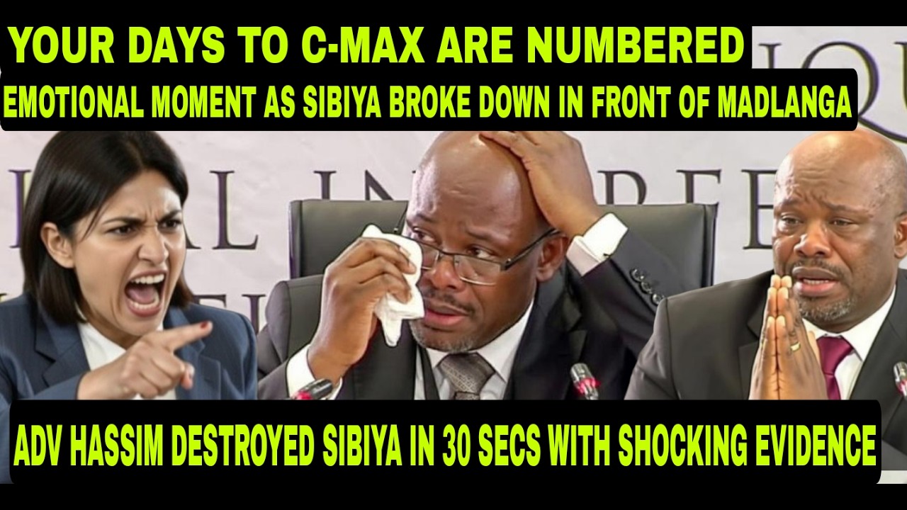 YOUR DAYS TO C-MAX ARE NUMBERED - Moment Gen SIBIYA Broke Down In Tears As Adv Hassim DESTROYED Him
