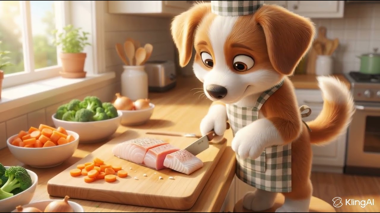 🎉 “Puppy’s Birthday Surprise 🐶🎂 | Cute Cooking & Happy Party”