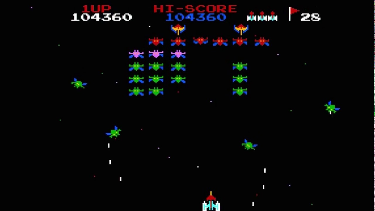 ファミコン ギャラクシアン 87面 1440p 60fps