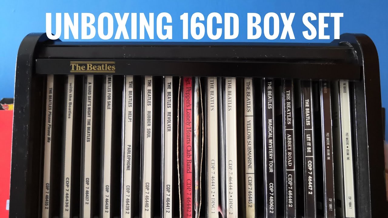 Unboxing Póster The Beatles 16CD Box Set