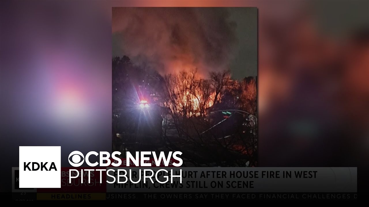 Four people hurt in house fire in West Mifflin