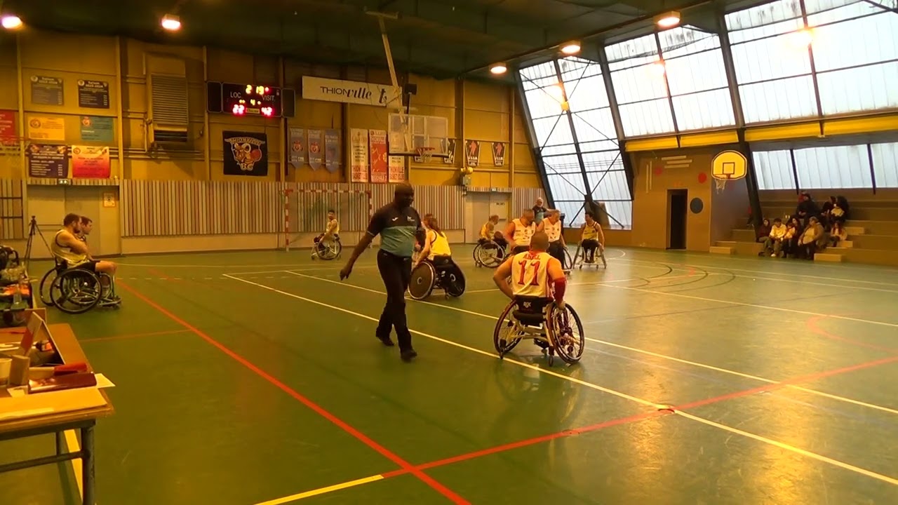 12 01 2025 - Thionville VS Troyes - Match Basket fauteuil Championnat de France Nationale 3