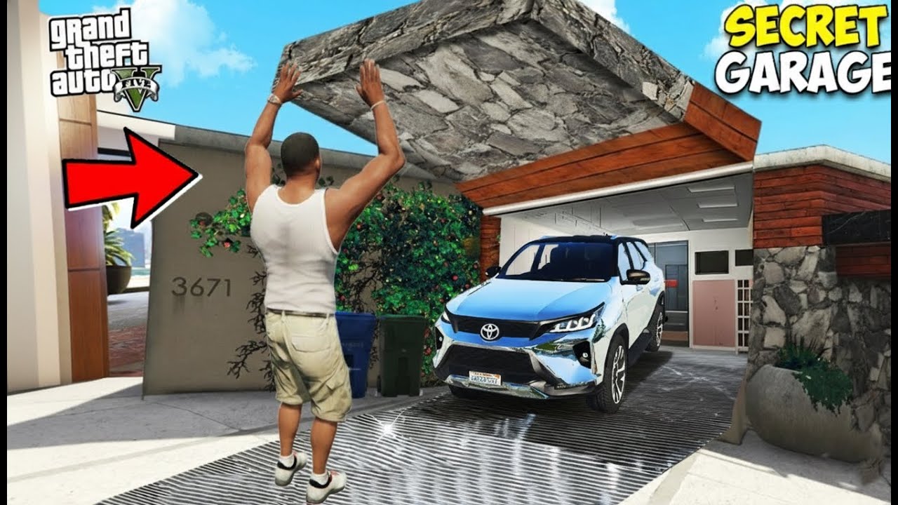 Franklin Finds SECRET GARAGE Inside His House! (GTA 5) #GTA5Secrets #FranklinGTA5