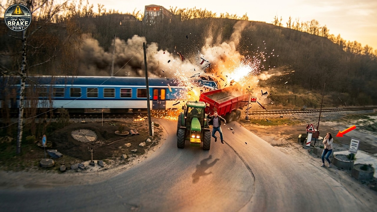 Самые невероятные моменты на поездах, запечатленные на камеру - Лучшее за 2026 год | Лучшее за месяц