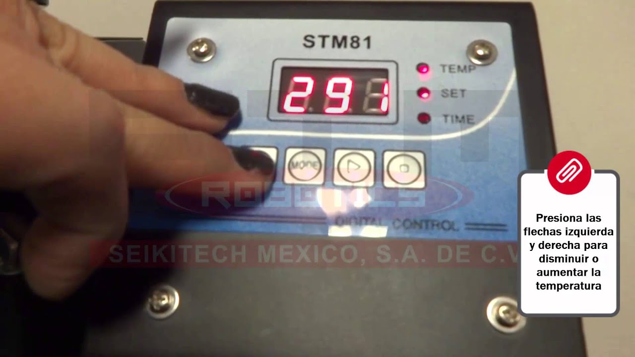 Panel de Control Plancha 8 en 1