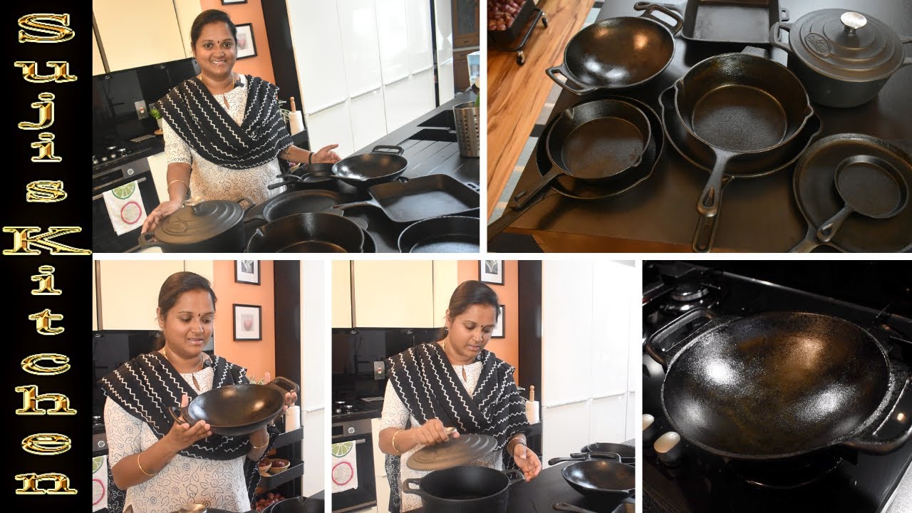My Cast Iron Collection|| How to Clean & maintain cast iron after every use|Tips to Cook & maintain