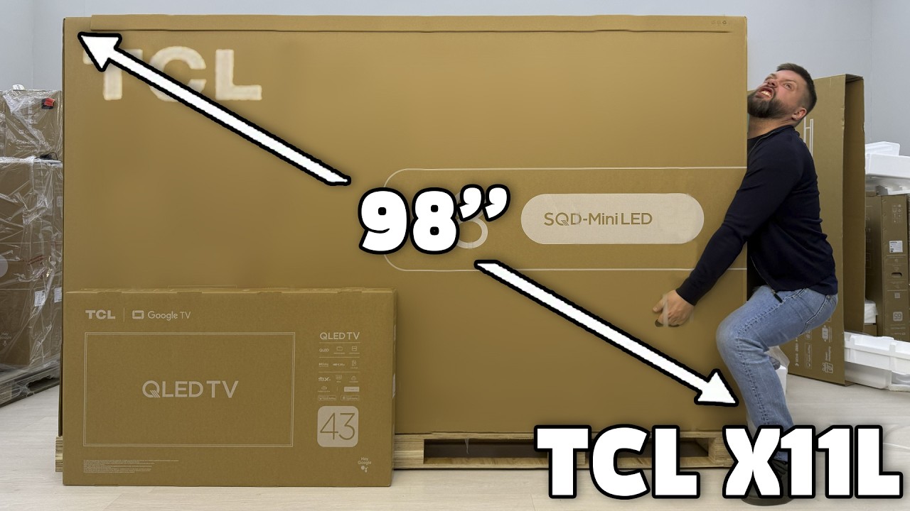 ⚡TCL 98X11L - Первый обзор в стране! Лучше чем OLED!