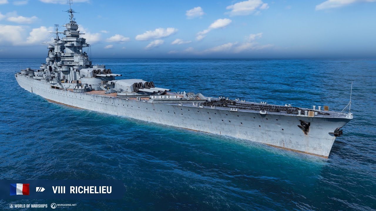 Richelieu feat. Tirpitz - Epic Carry Support Combination - World of Warships Ranked Battle Gameplay