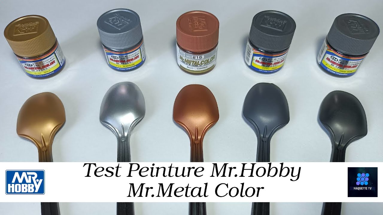#01 Début du Test Peinture Mr Metal color