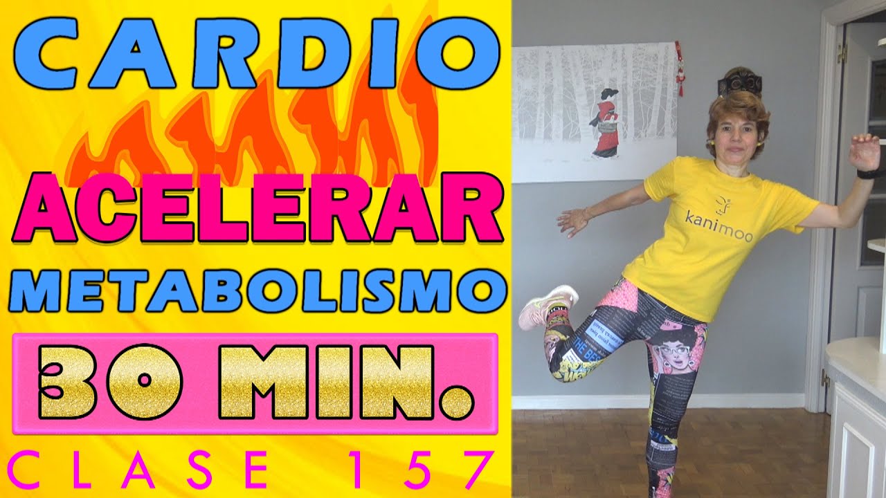 🔥Cardio para ADELGAZAR rápido SIN SALTOS para Personas mayores o Principiantes Clase nº 157/ Kanimoo