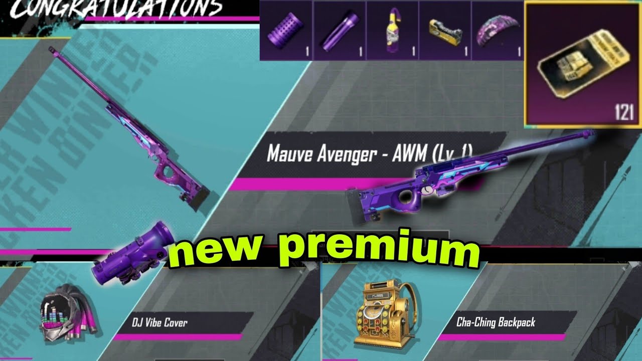 new premium crate opening pubg mobile | new AWM in pubg | premium crate opening pubg mobile