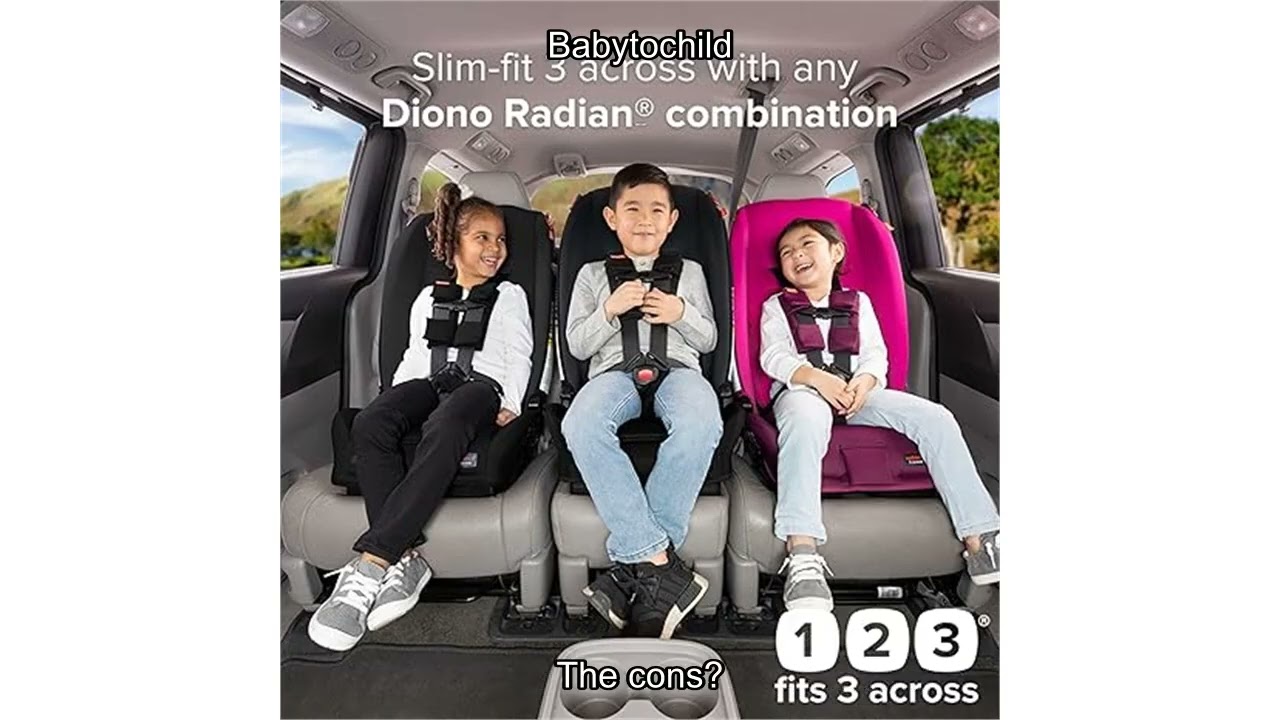 Обзор автокресла Diono Radian 3R: Идеальное автокресло для безопасности и комфорта на 10 лет.